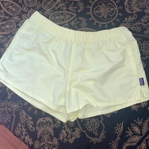 Perfect condition Patagonia Neon Yellow nylon shorts! Sz small